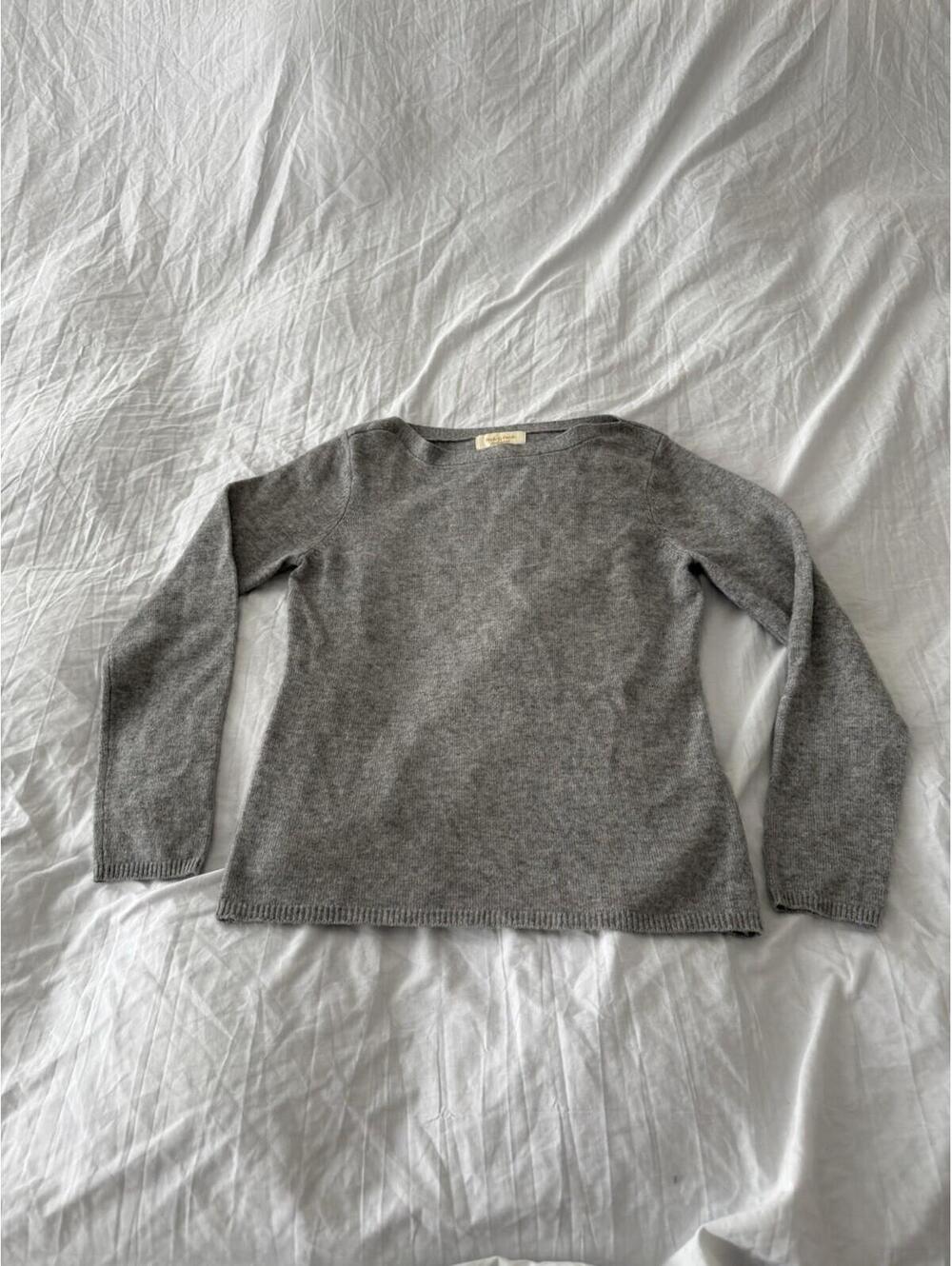 Peck & Peck Cashmere Sweater Size Medium Grey 116
